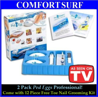 2 Pack Ped Egg Professional Complete 18 Pcs Set - Gently Removes Callous, Dry Skin